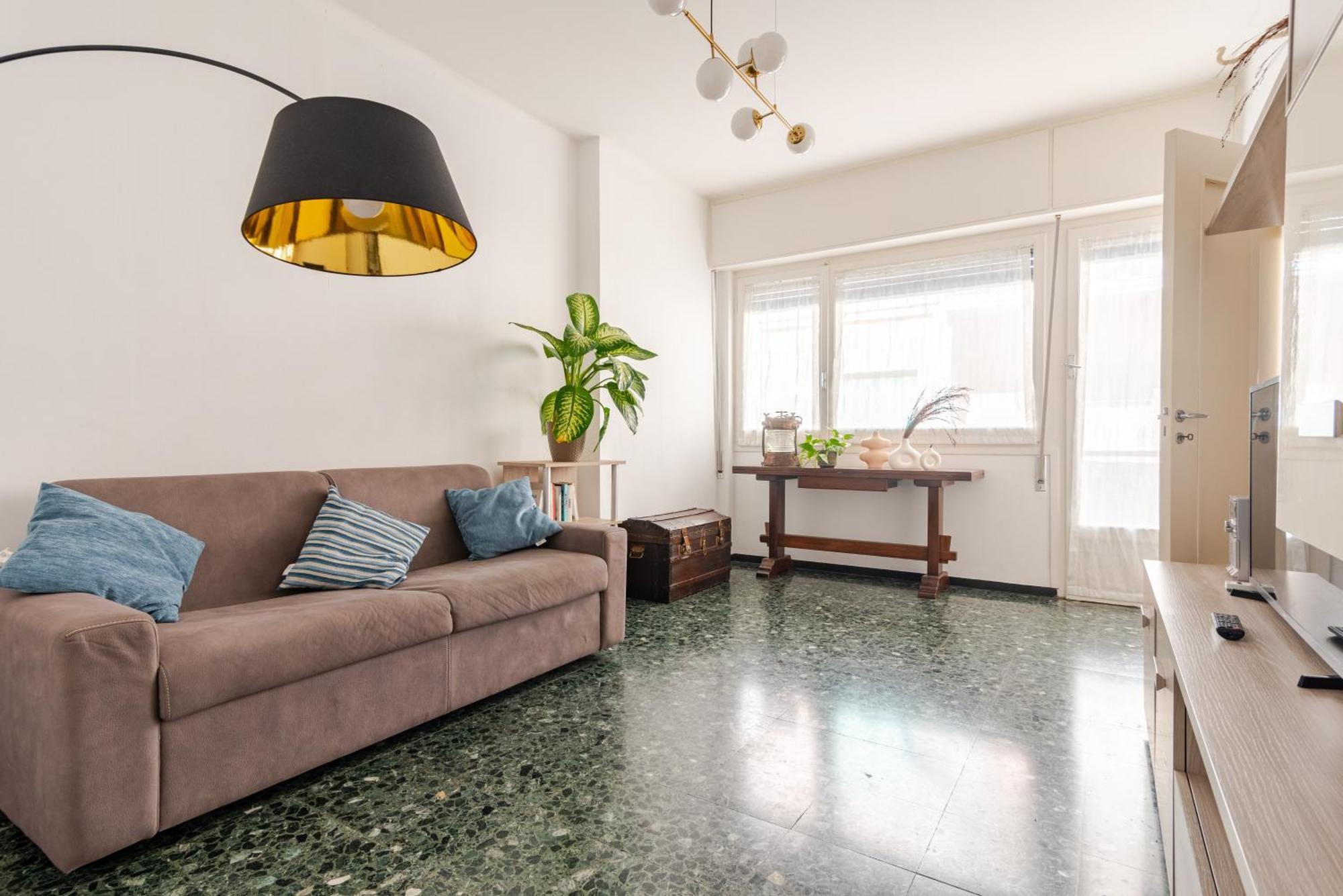 90Mq In Centro 5Min Dal Mare Apartman Recco Kültér fotó