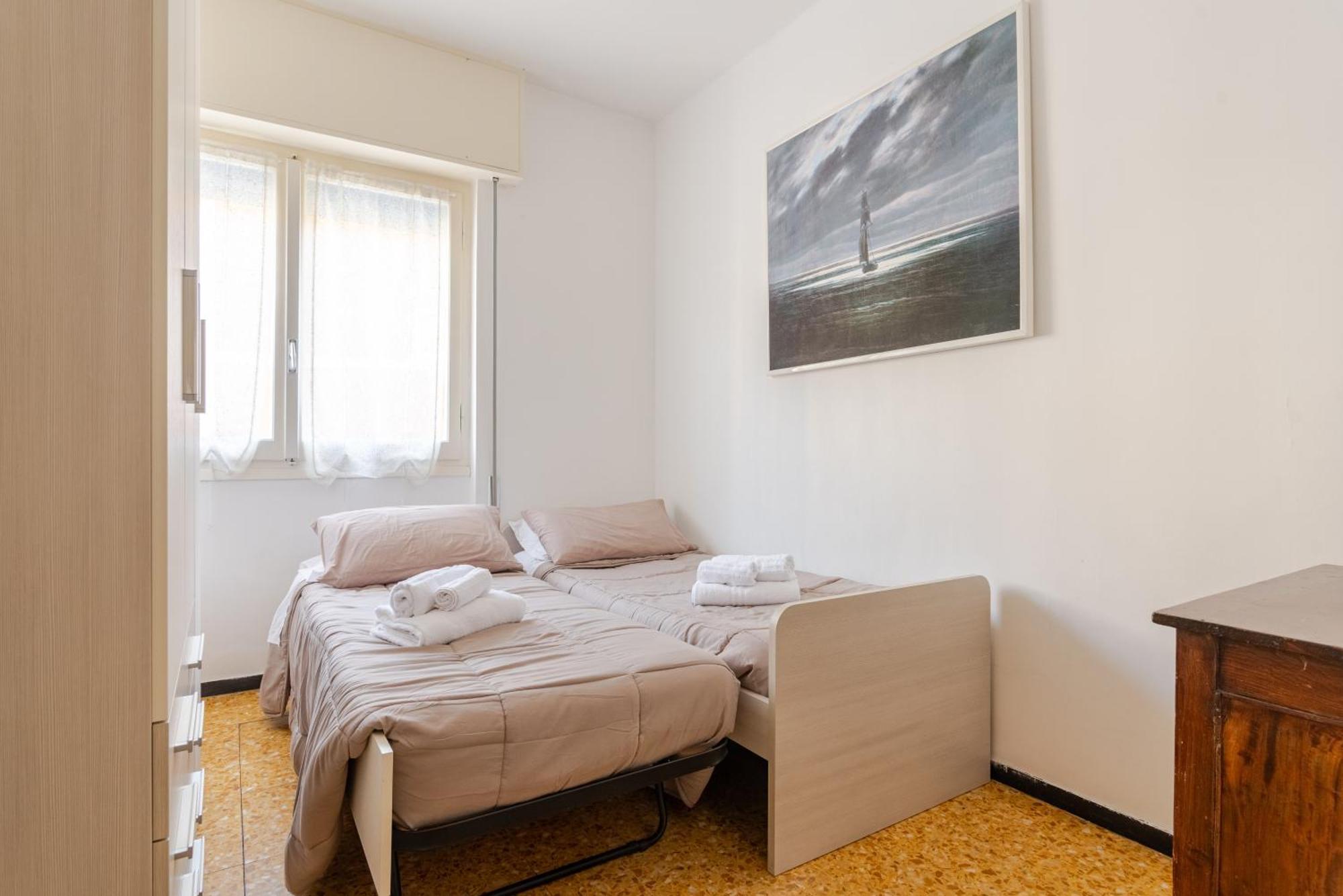 90Mq In Centro 5Min Dal Mare Apartman Recco Kültér fotó